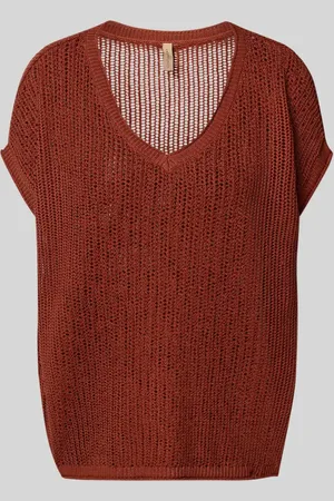 soyaconcept T-Shirt mit Lochmuster Modell 