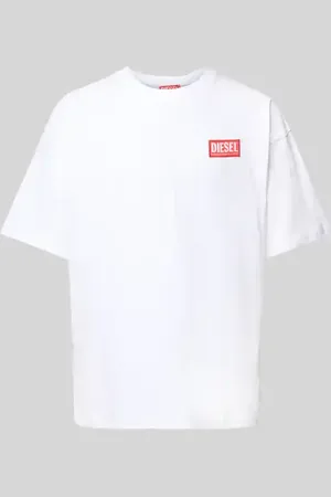 Diesel T-Shirt mit Label-Stitching in , Größe L