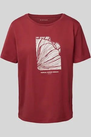 TOM TAILOR Regular Fit T-Shirt aus reiner Baumwolle in , Größe L