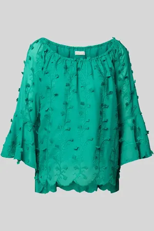 Apricot Blusenshirt mit Zierbesatz in , Größe L