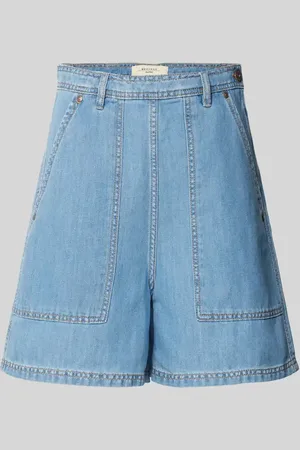 Max Mara Shorts in Denim-Optik Modell 