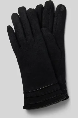Eem Wollhandschuhe mit Ziernähten in , Größe S