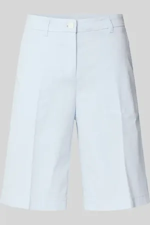 Cambio Wide Leg Shorts mit Bügelfalten Modell 