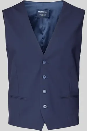McNeal Slim Fit Weste mit Paspeltaschen in , Größe 44