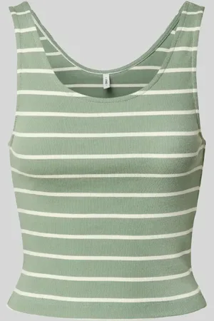 ONLY Slim Fit Tank Top in Rippoptik Modell 