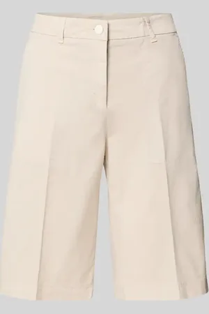 Cambio Wide Leg Shorts mit Bügelfalten Modell 