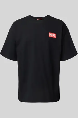 Diesel T-Shirt mit Label-Stitching in , Größe L