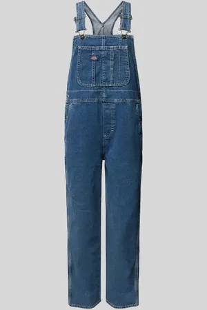 Dickies Latzhose mit verstellbaren Trägern und Label-Patch in , Größe S