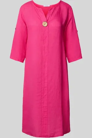 Zabaione Midikleid mit V-Ausschnitt in , Größe L