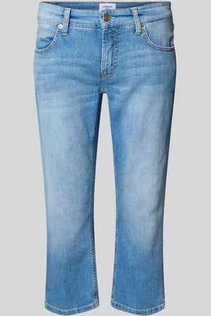 Cambio Slim Fit Jeans mit verkürzter Passform Modell 
