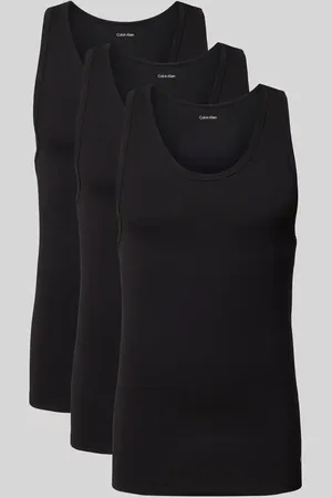 Calvin Klein Tanktop mit gerippten Abschlüssen im 3er-Pack in , Größe L