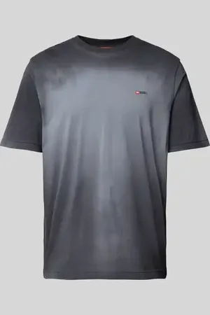 Diesel T-Shirt mit Label-Stitching in , Größe L