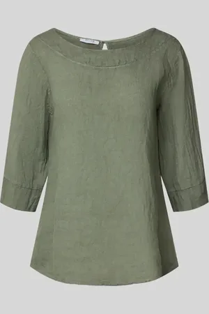 Zabaione Blusenshirt mit Rundhalsausschnitt in , Größe L