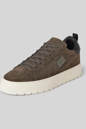 Antony Morato Ledersneaker mit Label-Applikation Modell 