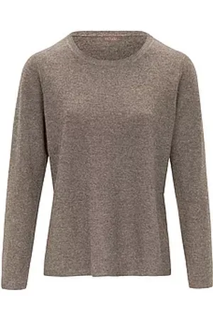 include Rundhals-Pullover aus Schurwolle und Kaschmir