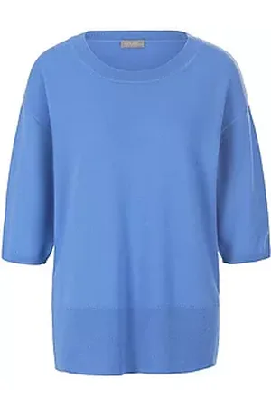 include Rundhals-Pullover aus Kaschmir und Seide