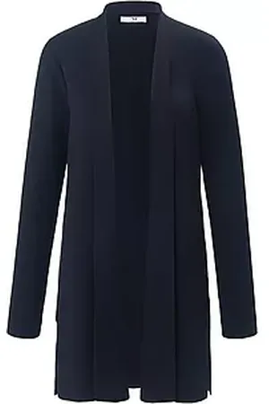 Peter Hahn Long-Strickjacke