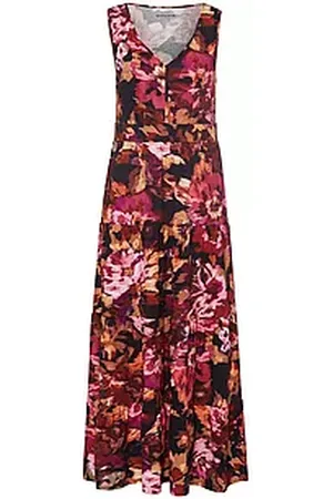 Green Cotton Ärmelloses Maxi-Jerseykleid Lone