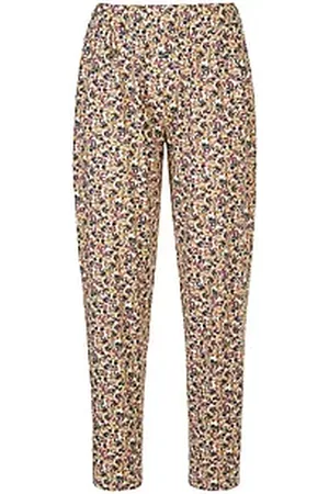 Green Cotton Knöchellange Bundfalten-Hose