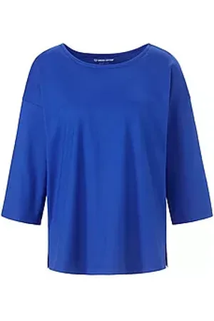 Green Cotton Rundhals-Shirt Gurli