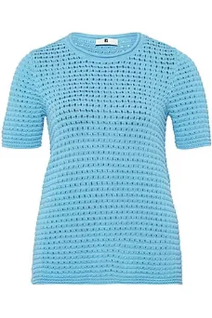 Anna Aura Rundhals-Pullover 1/2-Arm
