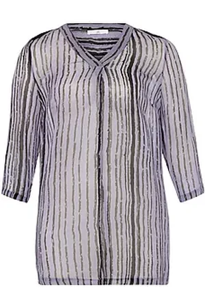 Emilia Lay Long-Bluse V-Ausschnitt