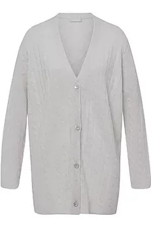 include Long-Strickjacke