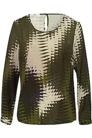 Peter Hahn Bluse Rundhals-Ausschnitt