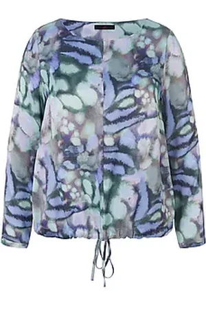 Emilia Lay Bluse Rundhals-Ausschnitt