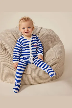 Petit Bateau Strampler aus Nicki mit Weihnachtsmotiven
