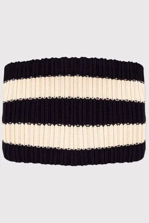 Petit Bateau Kinder-Schlauchschal aus Strick mit Fleece-Futter in Matrosenstreifen