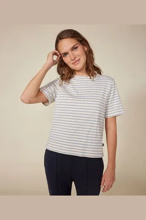 Petit Bateau Damen-T-Shirt "Le Boxy" aus Doppejersey