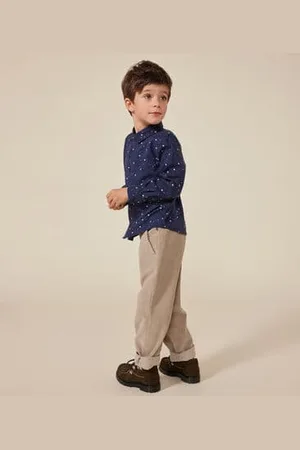 Petit Bateau Kinder-Hose mit geradem Schnitt aus Fein-Cord für Jungen