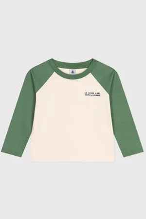Petit Bateau Langärmeliges Kinder-T-Shirt aus feinem Jersey für Jungen