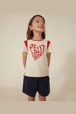 Petit Bateau T-Shirt aus Jersey Kinder/Mädchen