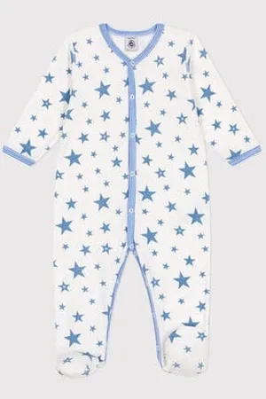 Petit Bateau Strampler aus Nicki mit Sternmotiv