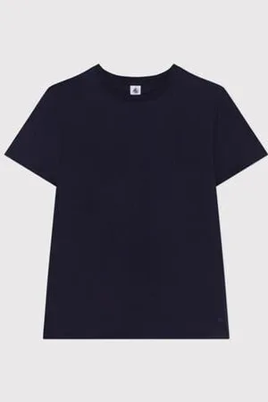 Petit Bateau Damen T-Shirt Le Droit aus einfarbiger Baumwolle