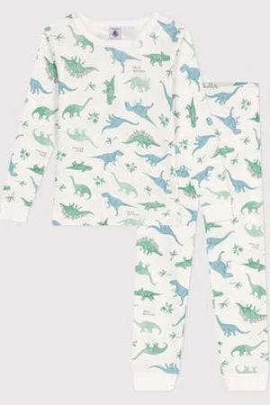 Petit Bateau Sehr taillierter Kinderpyjama aus bedruckter Baumwolle