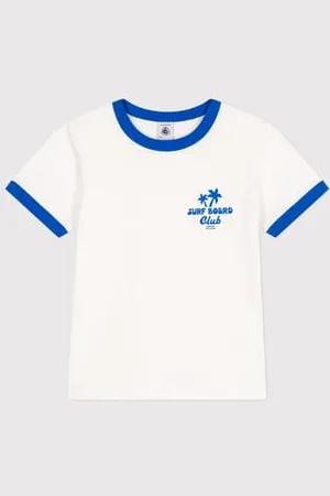 Petit Bateau Kurzärmeliges Kinder-T-Shirt aus bedruckter Baumwolle