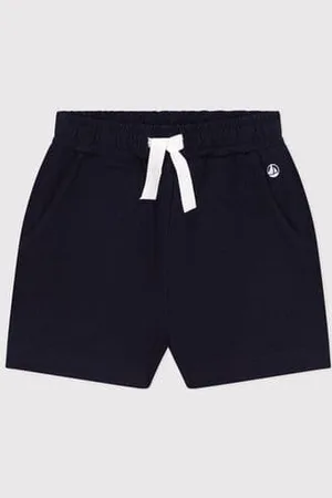 Petit Bateau Kinder-Shorts aus einfarbiger Baumwolle