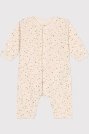 Petit Bateau Baby-Overall aus Baumwolle mit kleinen Sternen.