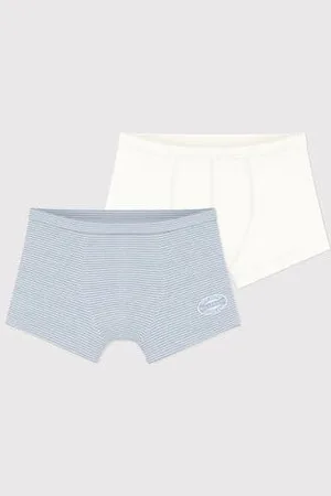 Petit Bateau 2er-Set Kinder-Boxershorts aus Baumwolle