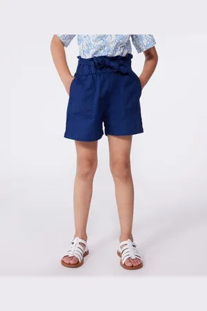 Petit Bateau Kinder-Shorts aus einfarbiger Baumwolle