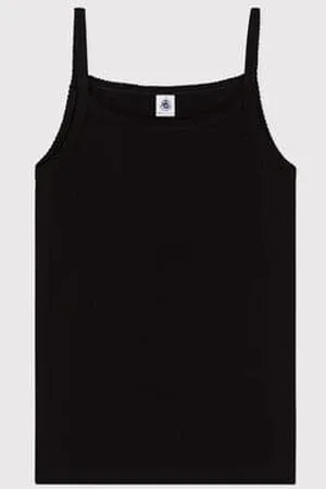 Petit Bateau Damen-Tanktop aus einfarbiger Baumwolle
