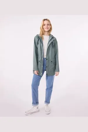 Petit Bateau Regenjacke aus recyceltem Material und Bio-Baumwolle