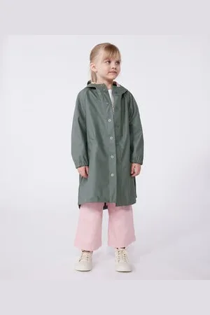 Petit Bateau Kinder-Regenjacke mit zwei Farben
