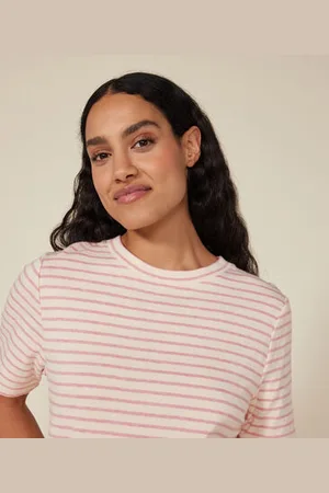 Petit Bateau Damen-T-Shirt "Le Boxy" aus Doppejersey
