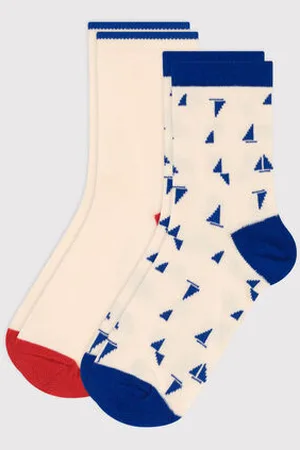 Petit Bateau 2er-Set Kinder-Socken aus Baumwolle mit Schiffmotiv