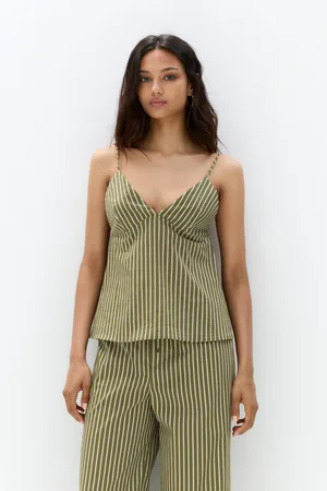Pull&Bear Gestreiftes Trägertop