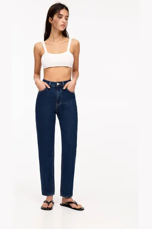 Pull&Bear Mom-Jeans Mit Hohem Bund
